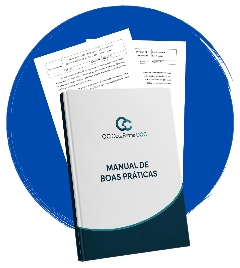 Mockup do Manual de Boas Práticas de Distribuição e Armazenagem